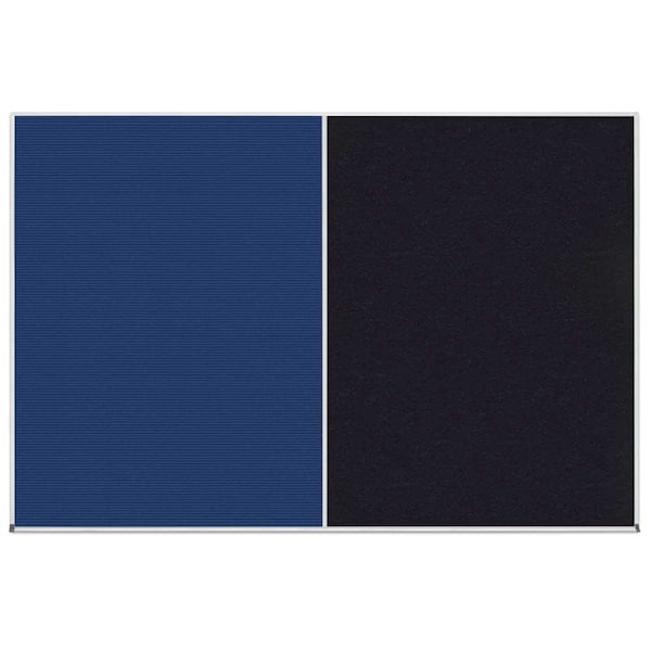 United Visual Products Enclosed Corkboard, 1 Door, 48"x36", 4" Fra, UV3409-BRONZE-COBACC UV3409-BRONZE-COBACC - main